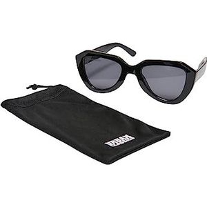 Urban Classics Unisex TB5808 zonnebril Houston zonnebril, zwart, eenheidsmaat, zwart, One Size