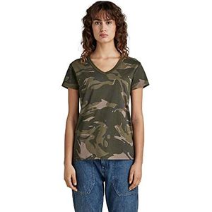 G-STAR RAW Dames All Over Top Tops, meerdere kleuren (Turf Woodland Camo D22078-c334-d435), XXS