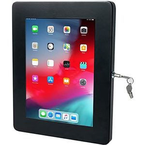 Vergrendeling iPad Wall Mount - CTA Anti-Diefstal Grote Vergrendeling Tablet Behuizing w/Key Lock en Interieur Kabel Routing voor iPad Pro 12.9"", Surface Pro 3, 4, 5, 6, 7, 8, X - Zwart - (PAD-PLWB)