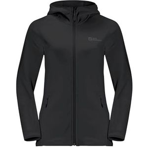 Jack Wolfskin Baiselberg Fleece Met Volledige Rits Zwart Vrouw