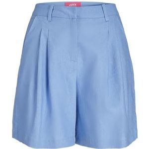 JJXX Jxcimberly Linen RLX Hw Shorts PNT Sn Linnen shorts voor dames, Silver Lake Blue, XL