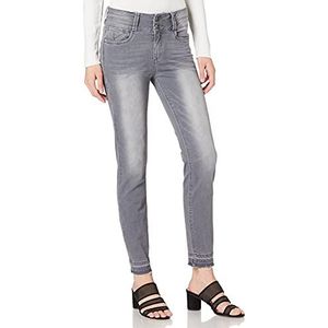 Timezone Dames Slim Enyatz Womenshape Jeans, Rock Grey Wash, 29W (Regular)