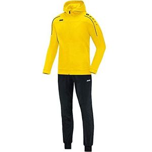 JAKO Dames trainingspak polyester Classico met capuchon, citro, 42, M9450