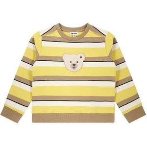 Steiff Sweatshirt EU maat 92 Cream Gold Sweatshirt met lange mouwen voor kinderen, trui met lange mouwen, babybovendeel, ideaal basic shirt, comfortabel en zacht, wasmachinebestendig, Crèam goud., 92