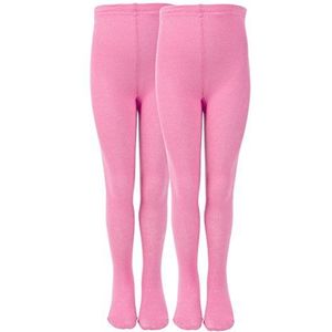 Melton Meisjes panty (2 stuks), roze (Soft Cerise 513), 60 cm