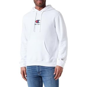 Champion Legacy Icons Plus-Heavy Fall Fleece Sweatshirt met capuchon voor heren, Wit, L
