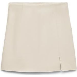 VERO MODA Dames Vmnelly Hr Short Pl Skirt Noos, maanbeam, L
