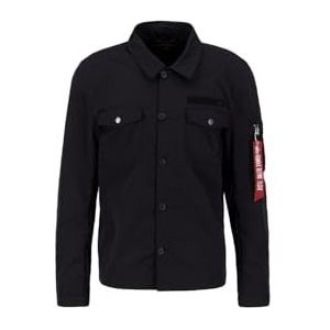 Alpha Industries Alpha Overshirt Heren Black