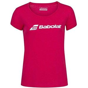 Babolat Trainings Tee Girl T-shirt, unisex kinderen, Red Rose Watch, 12-14 jaar