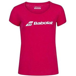 Babolat Trainings Tee Girl T-shirt, unisex, kinderen, rood/roze, 6-8 jaar