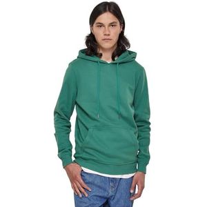 Urban Classics Heren capuchontrui van biologisch katoen Organic Basic Hoody, sweatshirt met capuchon voor mannen in vele kleuren, maten S - 5XL, leaf, 3XL