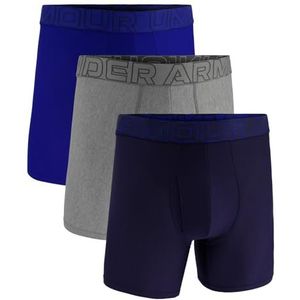 Men's Under Armour Performance Tech Mesh 6"" 3 Pack Solid Boxer Briefs