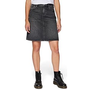 Mavi Valerie rok voor dames, Mid Smoke Brushed Denim, XL