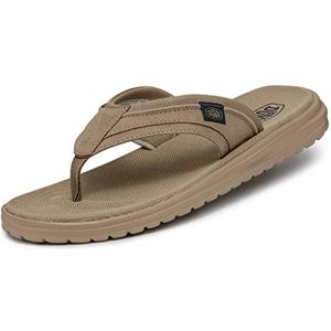 Hey Dude Sami Flip Flops voor heren, zand, 41 EU, zand, 41 EU