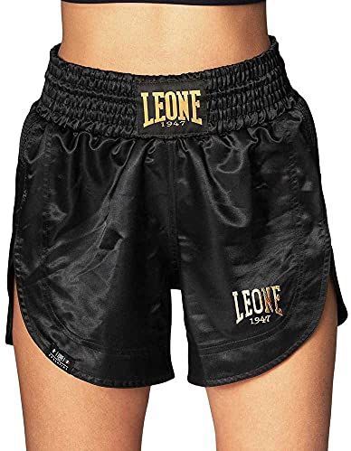 Sportbroek - Kick Thai Short - Zwart - Satijn - Met Mesh Paneel