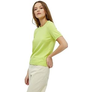 Peppercorn Tana gebreide trui met ronde hals en korte mouwen | groene truien voor dames VK | lente dames truien | maat XL