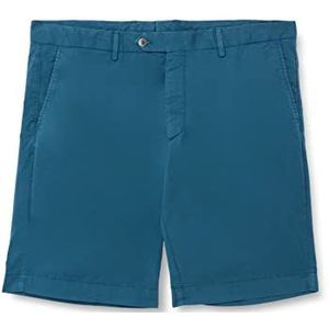 Hackett London Ultra Lw Shorts voor heren, Blauwgroen, 33W