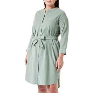 s.Oliver Hemdblousejurk voor dames, van corduroy, groen, maat 38, groen, 38