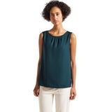 STREET ONE - Top - Tide Blue - Met Ruches