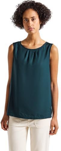 STREET ONE - Top - Tide Blue - Met Ruches