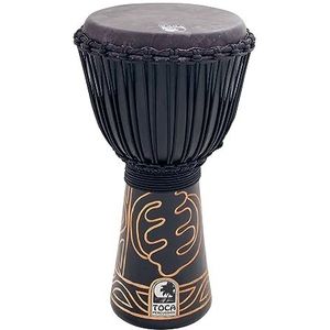 TOCA Djembe Black Mamba 10 inch inkl. Tasche und Fellschoner zwart