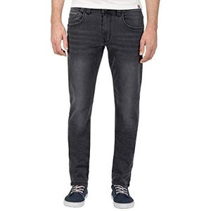Timezone Regular Gerrittz Slim Jeans voor heren, grijs (Anthra Shadow Wash 8650), 31W x 34L