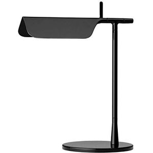 Tafellamp, model Tab T, lichaam van aluminium, kap in dakvorm, geschikt voor 14 LED-lampen, 5 W, 27,3 x 17,5 x 32,7 cm, zwart (referentie: F6560030)