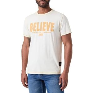 KEYLARGO Heren T-shirts MT Create Round, gebleekt zand (1015), S