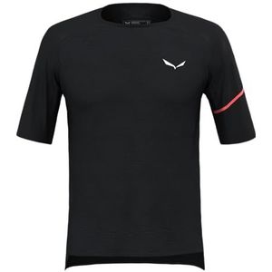 Salewa - Vento AM - Functioneel Fietsshirt - Zwart - Merinowol, Biologisch Katoen, Lyocell