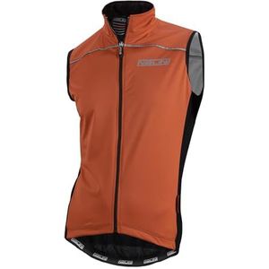 NALINI 02338001100C000.10 Road Warm VEST2 Sportvest voor heren, rood/zwart, L