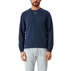 s.Oliver Men's 130.10.202.14.140.2109637 Sweatshirt, Blue Nights, S