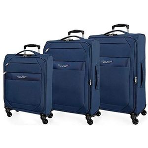 Cabine koffer, blauw, Kofferset, kofferset