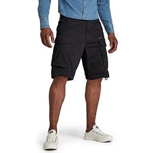 G-STAR RAW Premium Micro Str Twill Shorts voor heren, Zwart, 40W
