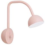 Northern Blush wandlamp, siliconen, 60 W, roze