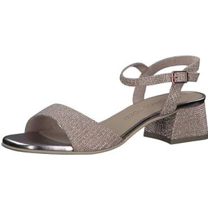 MARCO TOZZI Heeled Sandal by Guido Maria Kretschmer 2-28331-42 dames, Metallic Rose, 36 EU