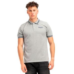 Lonsdale - Markham - Poloshirt - Blauw - 60% Katoen - 40% Polyester
