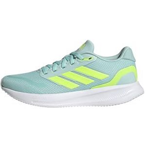 adidas Performance - Runfalcon 5 - Loopschoen - Aqua / Neongroen