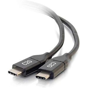 C2G 0,9m (3ft) USB-C to USB-C 3A vermogen Delivery and Data Transfer Lead Geschikt voor gebruik met Galaxy S9/8+, MacBook Pro, iPad Pro, Google Pixel, Chromebook