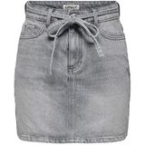 Onlstella Korte rok DNM Azg Noos, Lichtgrijs denim, XS