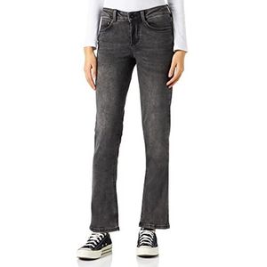 TOM TAILOR Dames Alexa Straight Jeans met biologisch katoen 1029400, 10263 - Black Stone Wash Denim, 25W / 32L