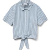 VERO MODA - Blouse - Lichtblauw/Wit - Klassieke Blouse