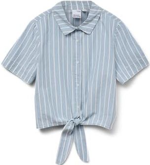 VERO MODA - Blouse - Lichtblauw/Wit - Klassieke Blouse