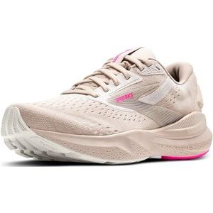 Brooks Adrenaline GTS 24 Ondersteunende hardloopschoen voor dames, Chateau Grijs/Kokos/Roze, 39 EU