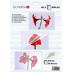 OLYMPIA 9190 lamineerfolie DIN A4-80 Mic - 40 stuks