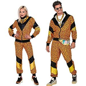 80'S LEOPARD SHELL SUIT (jas, broek) - (S)