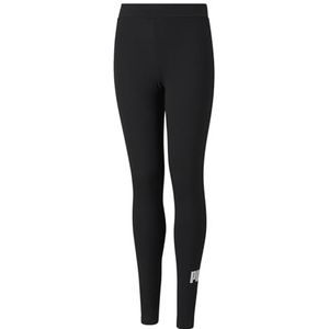 PUMA Mädchen Leggings ESS Logo Leggings G, Puma Black, 587035, 140 EU (9-10Y)