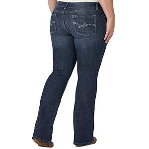 Wrangler Dames Plus Mid Rise Straight Jean