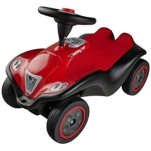 Big Bobby Car Next 2.0 (rood) - glijauto vanaf 1 jaar met ledlicht, opbergruimte, geluidsstuur, fluisterbanden en nieuwe functies, voertuig voor kinderen van 1-5 jaar (max. 50 kg)