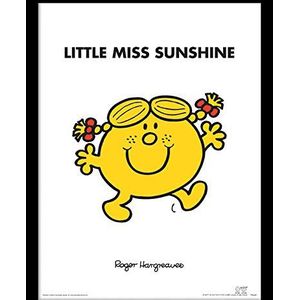 Mr Men & Little Miss Sunshine Ingelijst 30 x 40cm Print, Multi Kleur