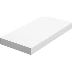 VASAGLE - LWS24WT - Wandrek - Wit - MDF - 40 x 20 x 3,8 cm